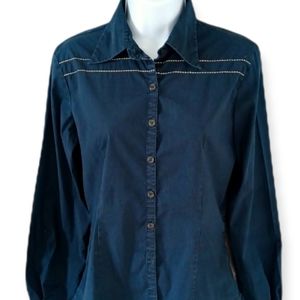 Calvin Klein Navy Blue Shirt Size M